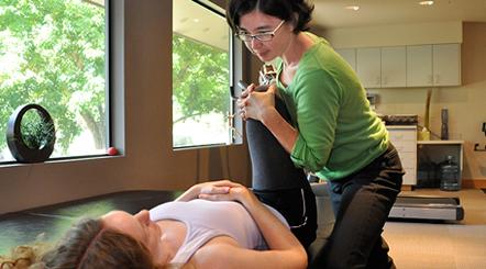 womens-health A patient undergoing urinary incontinence treatment in Bend, OR
