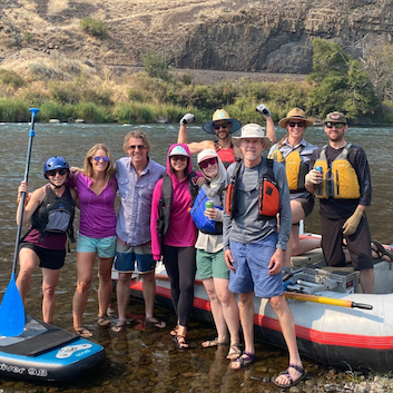 alpine physical therapy bend Oregon employee appreciation rafting trip 2022